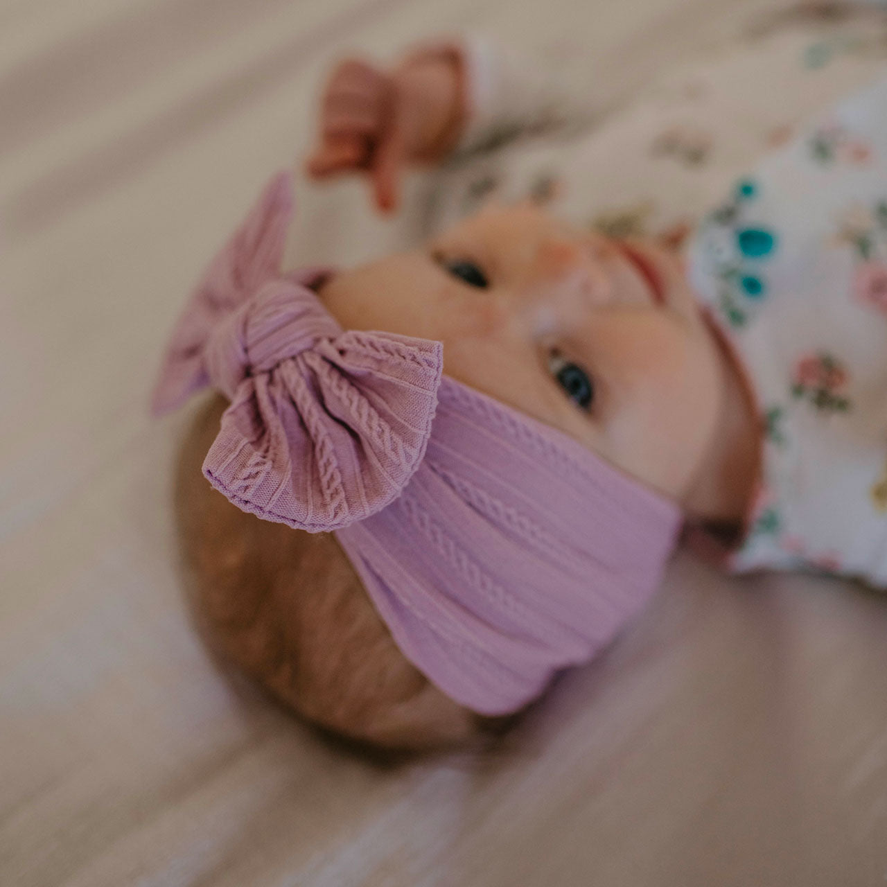 Grace Set - Cable Knit Knotted Headbands - 5 Pack by Parker Baby Co., product view 8