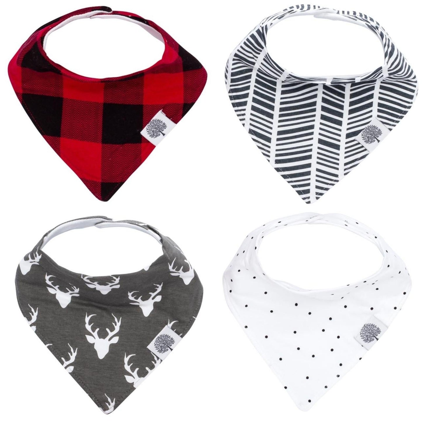 Lumberjack Bandana Bib Set by Parker Baby Co.