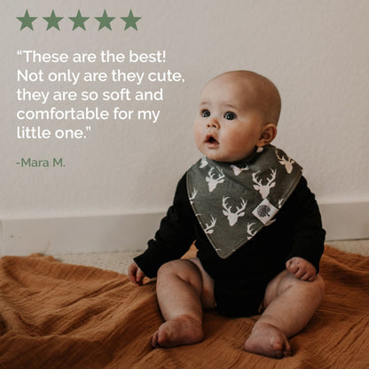 Lumberjack Bandana Bib Set by Parker Baby Co., product view 8
