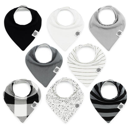 Lunar Bandana Bib Set (8 pack) by Parker Baby Co.