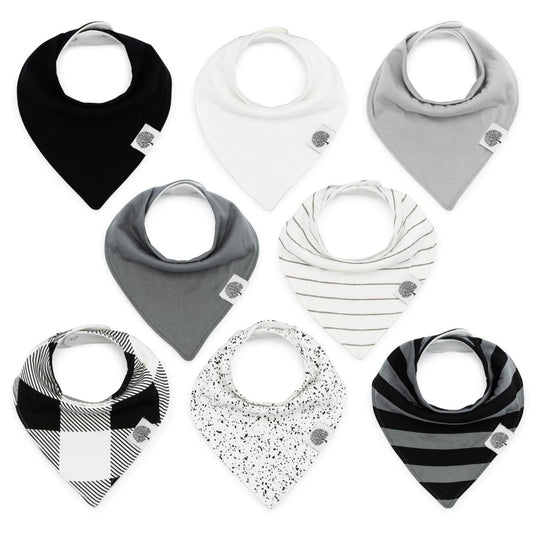Lunar Bandana Bib Set (8 pack) by Parker Baby Co.