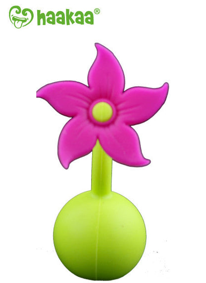 Haakaa Gen 2 Silicone Breast Pump, 4 oz, with Flower Stopper