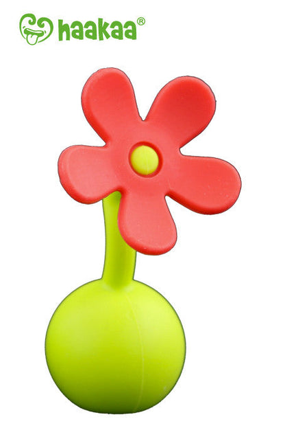Haakaa Gen 2 Silicone Breast Pump, 4 oz, with Flower Stopper
