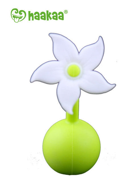 Haakaa Gen 2 Silicone Breast Pump, 4 oz, with Flower Stopper