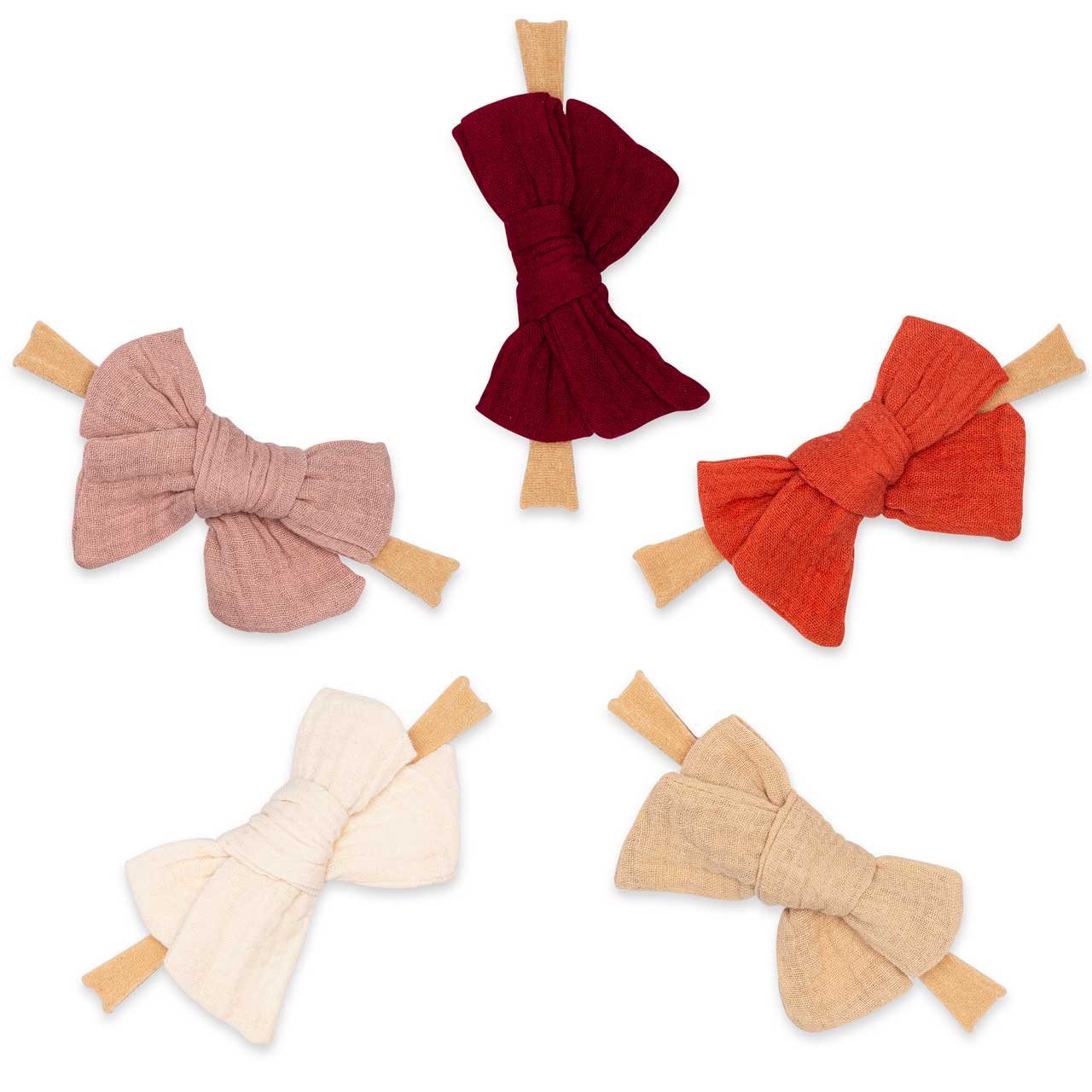 Maple Set - Bows and Headbands - 5 Pack by Parker Baby Co.