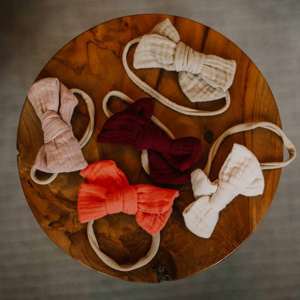 Maple Set - Bows and Headbands - 5 Pack by Parker Baby Co., product view 7