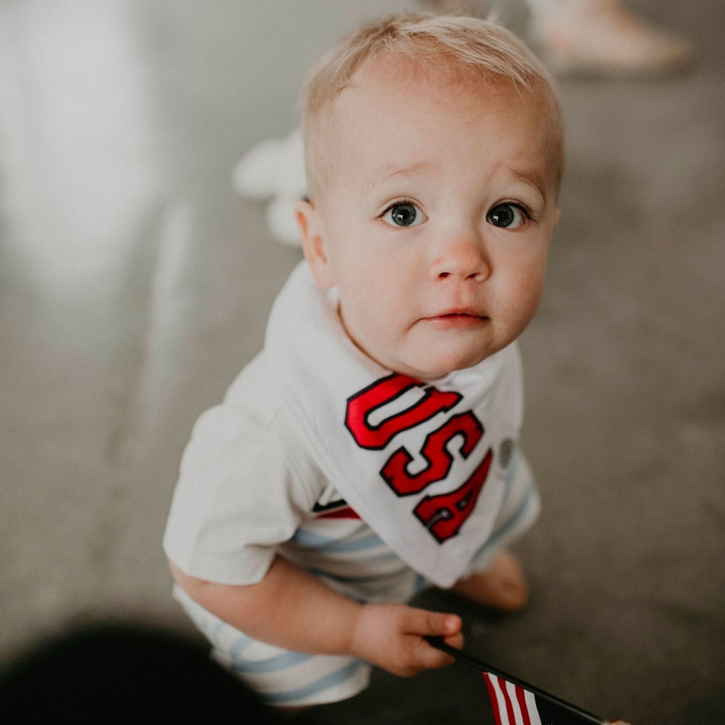Freedom Bandana Bib Set by Parker Baby Co., product view 8