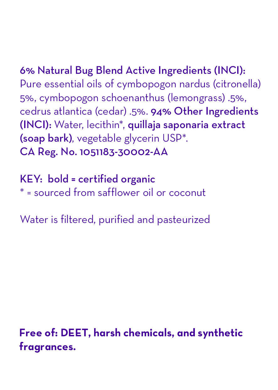 Natural Bug Blend™ Bug Repellent Spray by California Baby, product view 7