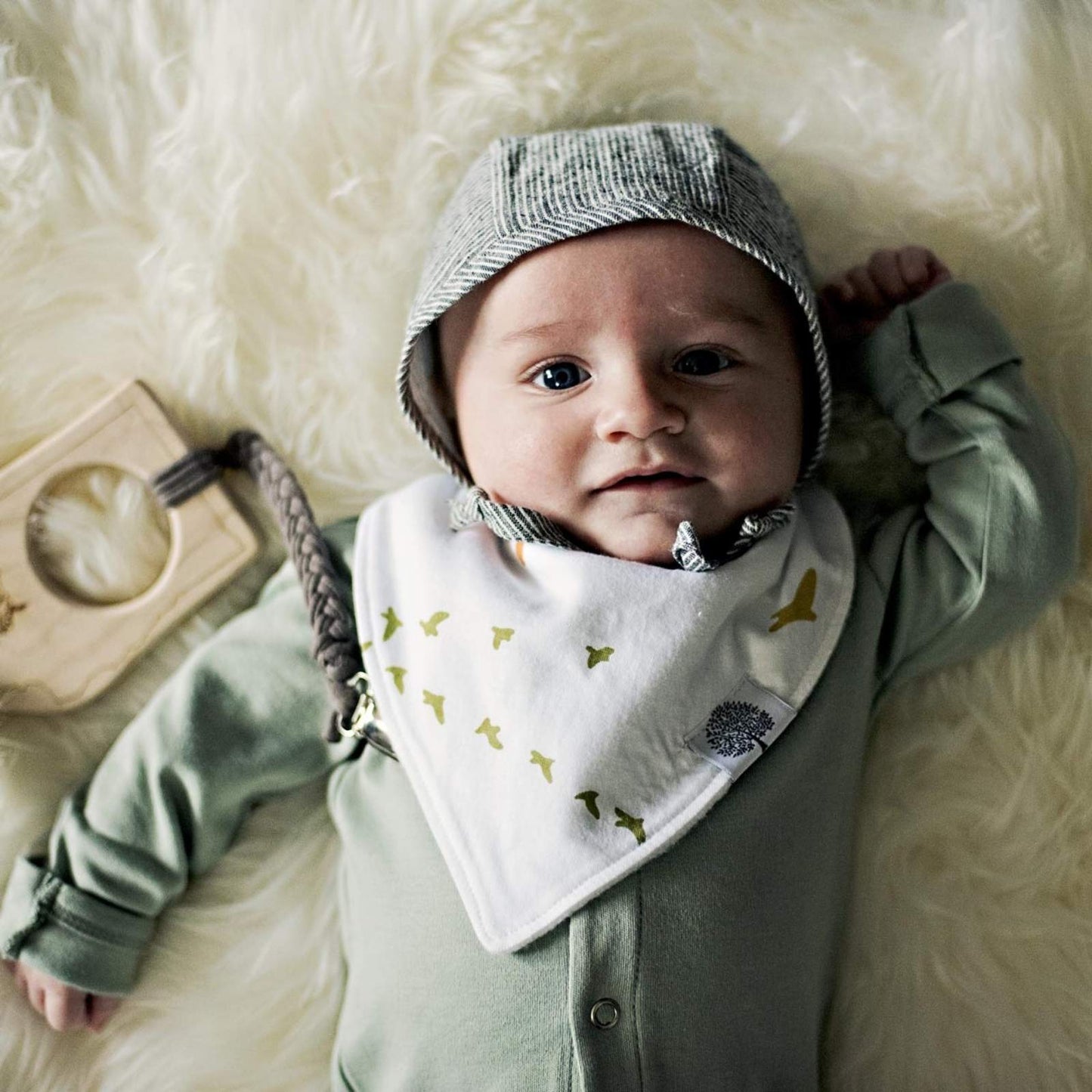 Parker Bandana Bib Set by Parker Baby Co., product view 7