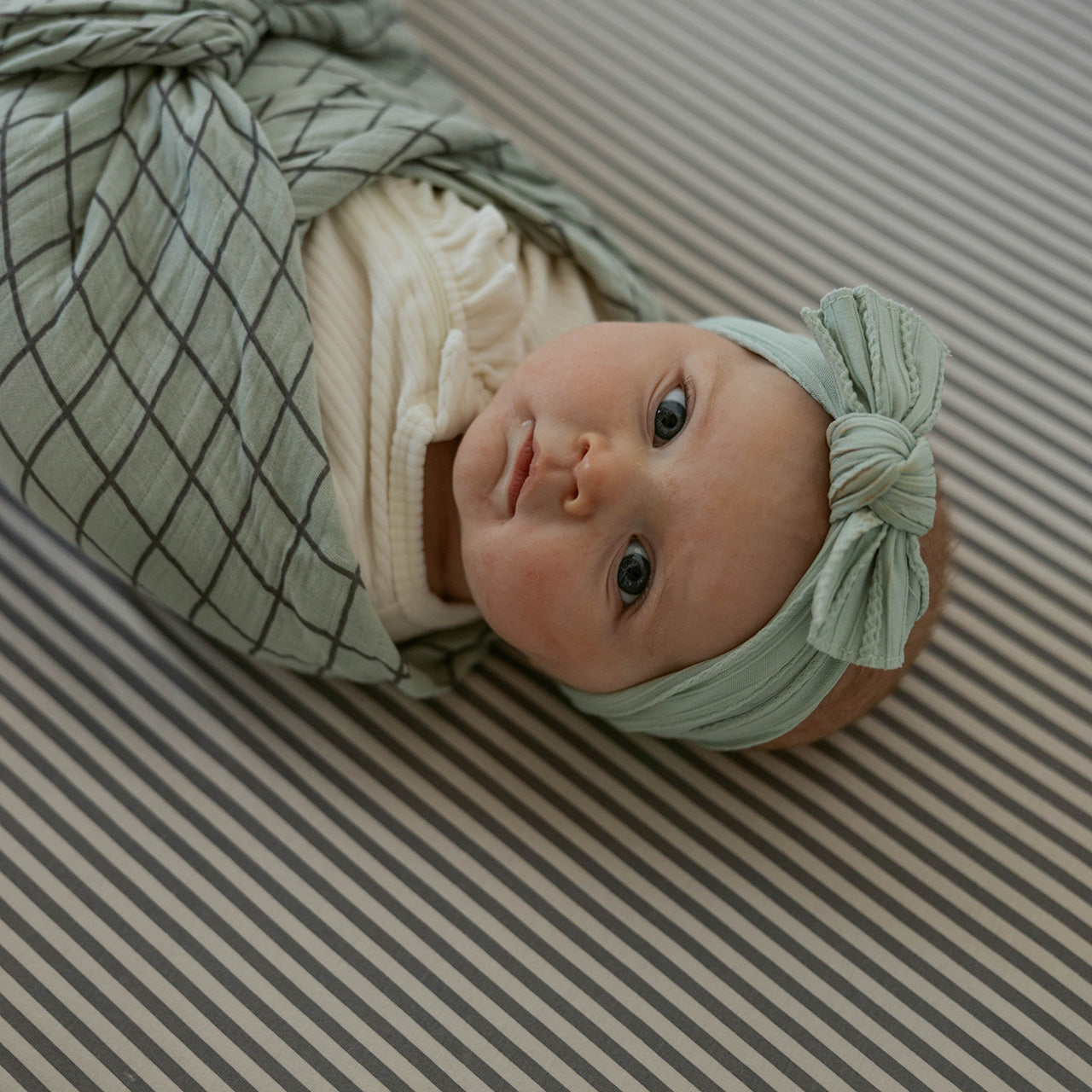 Pebble Set - Cable Knit Knotted Headbands - 5 Pack by Parker Baby Co., product view 8
