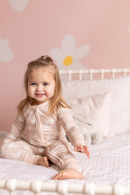 Silly Goose on the Loose Bamboo Zippy Romper by Little Joy Co., product view 11
