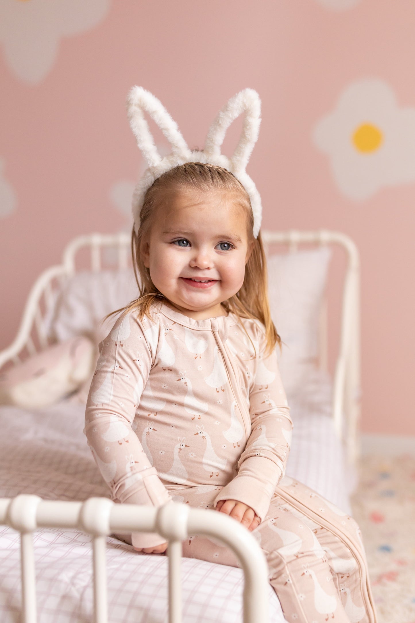 Silly Goose on the Loose Bamboo Zippy Romper by Little Joy Co., product view 16