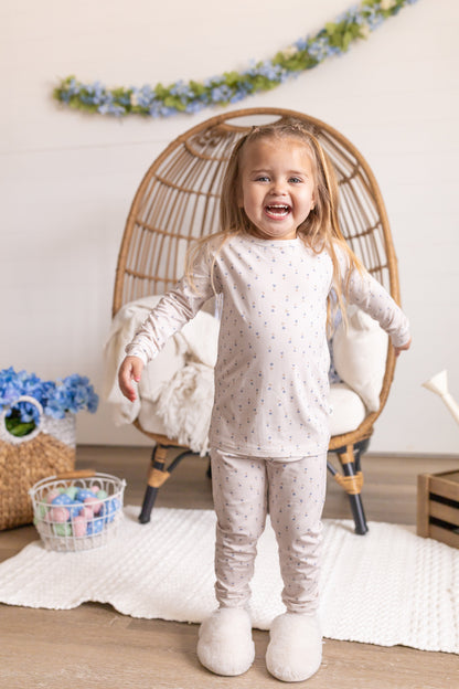 Tiny Tulips 2pc Bamboo Pajamas by Little Joy Co., product view 14