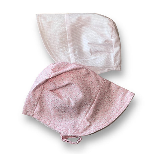 Bonnet in Sofia seersucker by UB2 | Urban Baby Bonnets