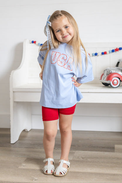 USA Daisy Oversized T-Shirt by Little Joy Co.