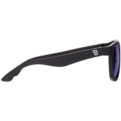 Babiators Jet Black Navigator Kids’ Polarized Sunglasses – Cobalt Blue
