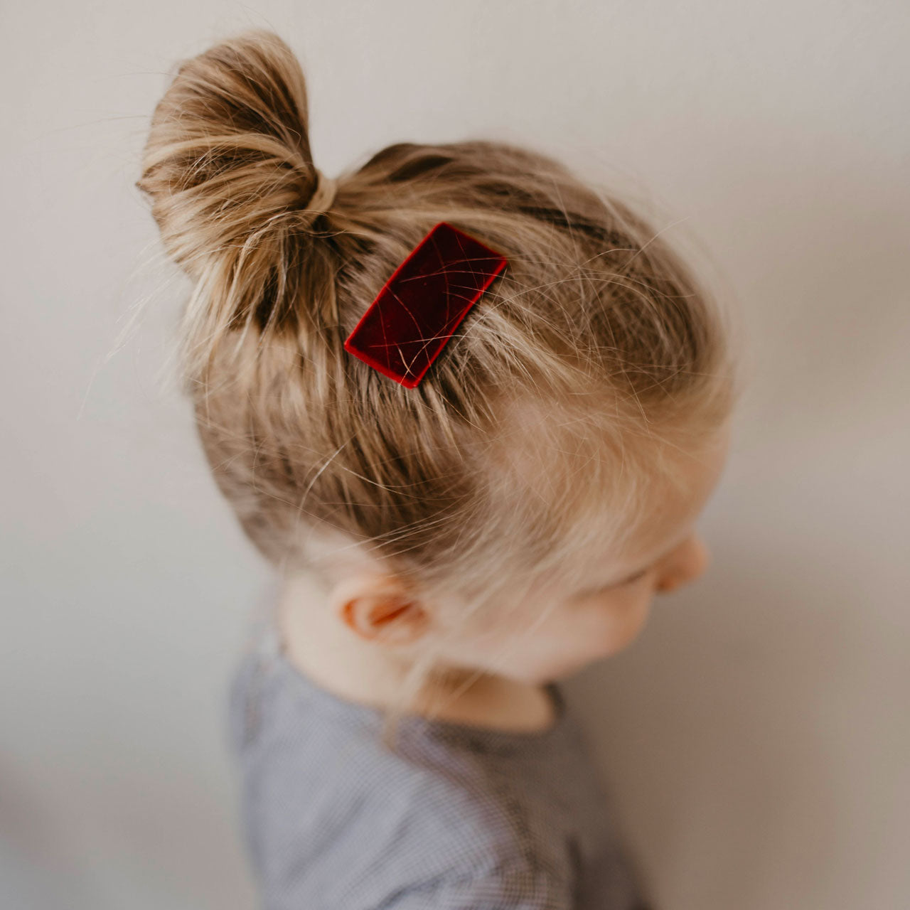 Holly Set - Velvet Hair Clips by Parker Baby Co., product view 3