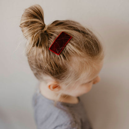 Holly Set - Velvet Hair Clips by Parker Baby Co., product view 3