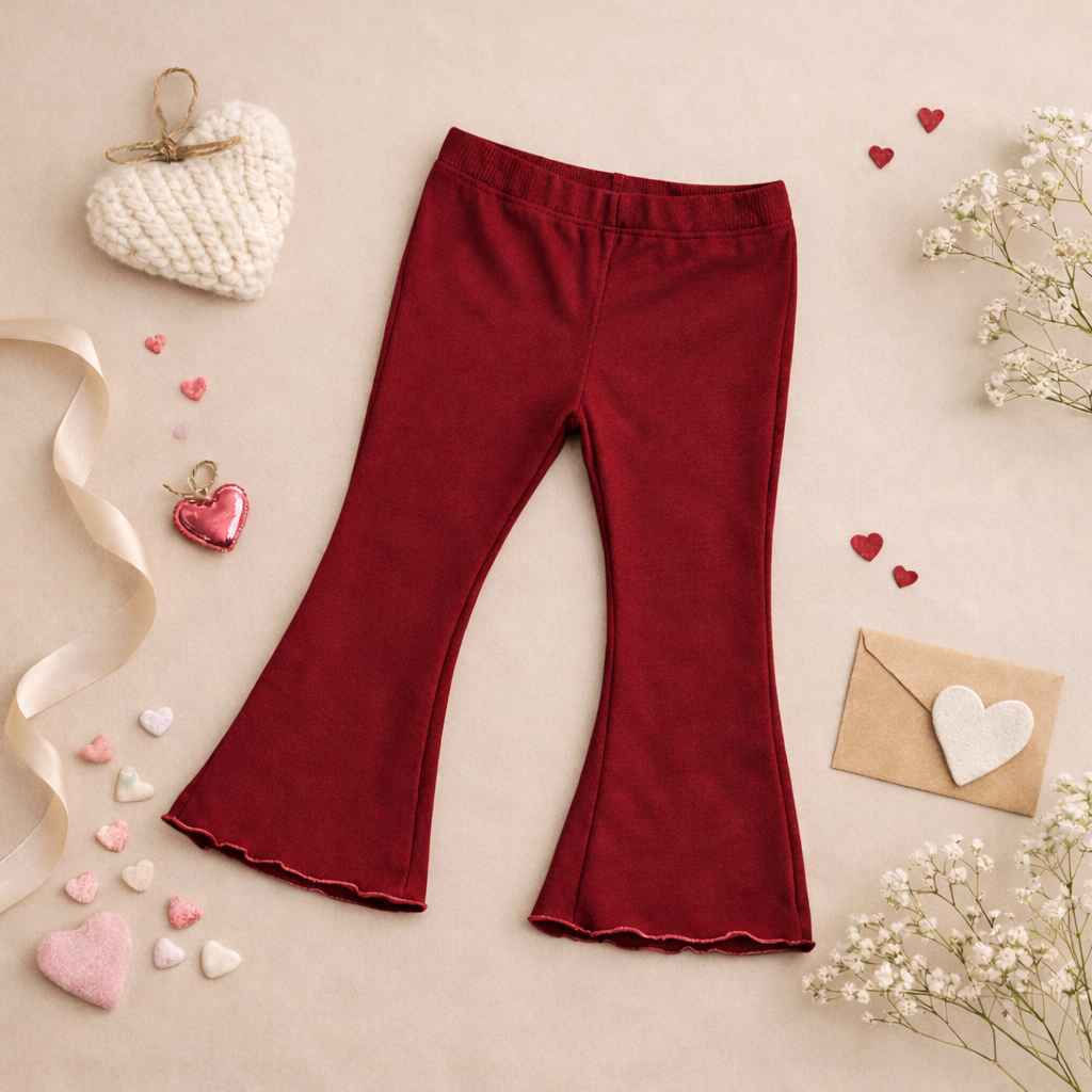 Ribbed Bamboo Flared Leggings - more colors by Little Joy Co., product view 2