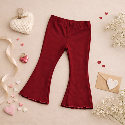 Ribbed Bamboo Flared Leggings - more colors by Little Joy Co., product view 2