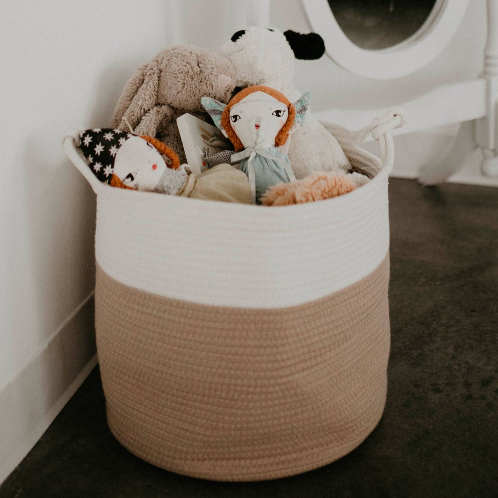 Rope Storage Basket by Parker Baby Co., product view 14