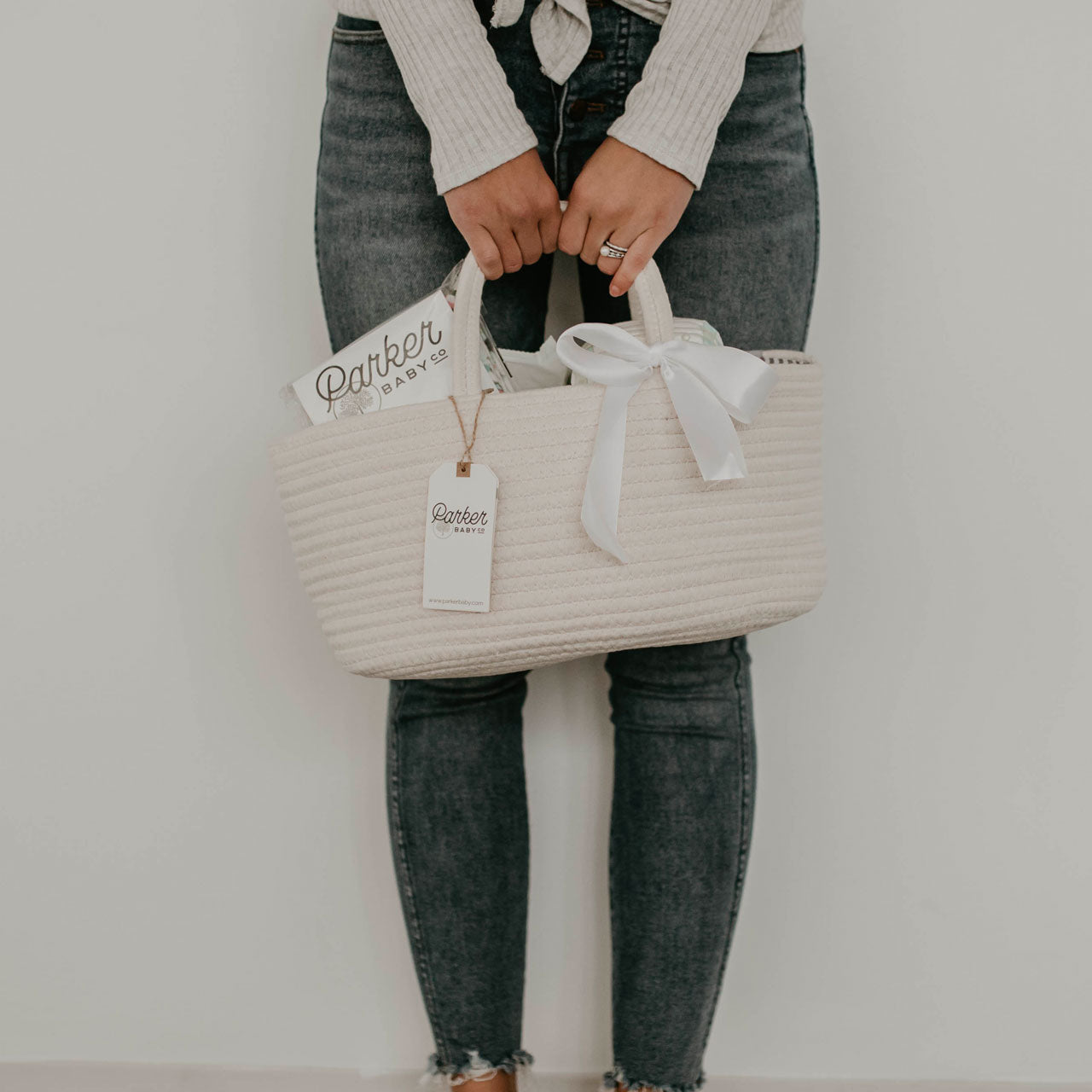 Rope Diaper Caddy by Parker Baby Co., product view 4