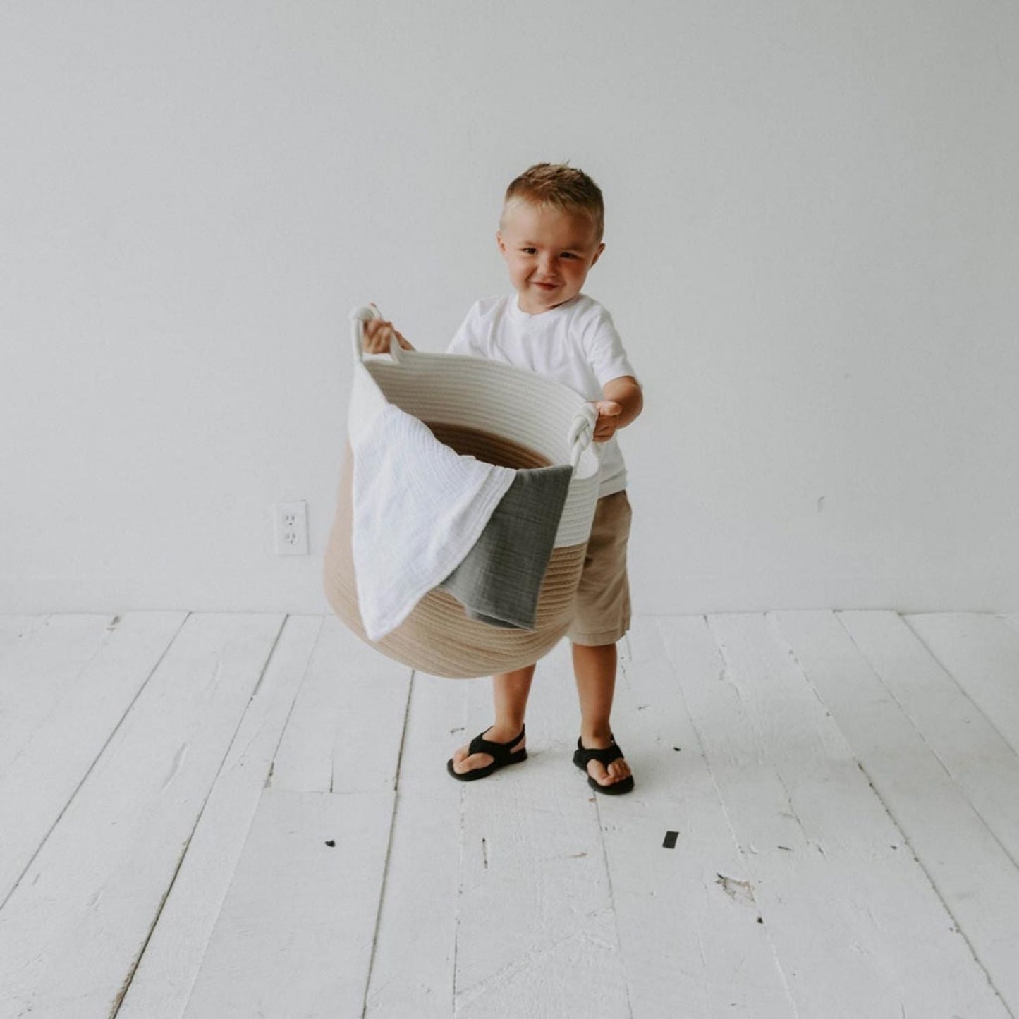 Rope Storage Basket by Parker Baby Co., product view 4