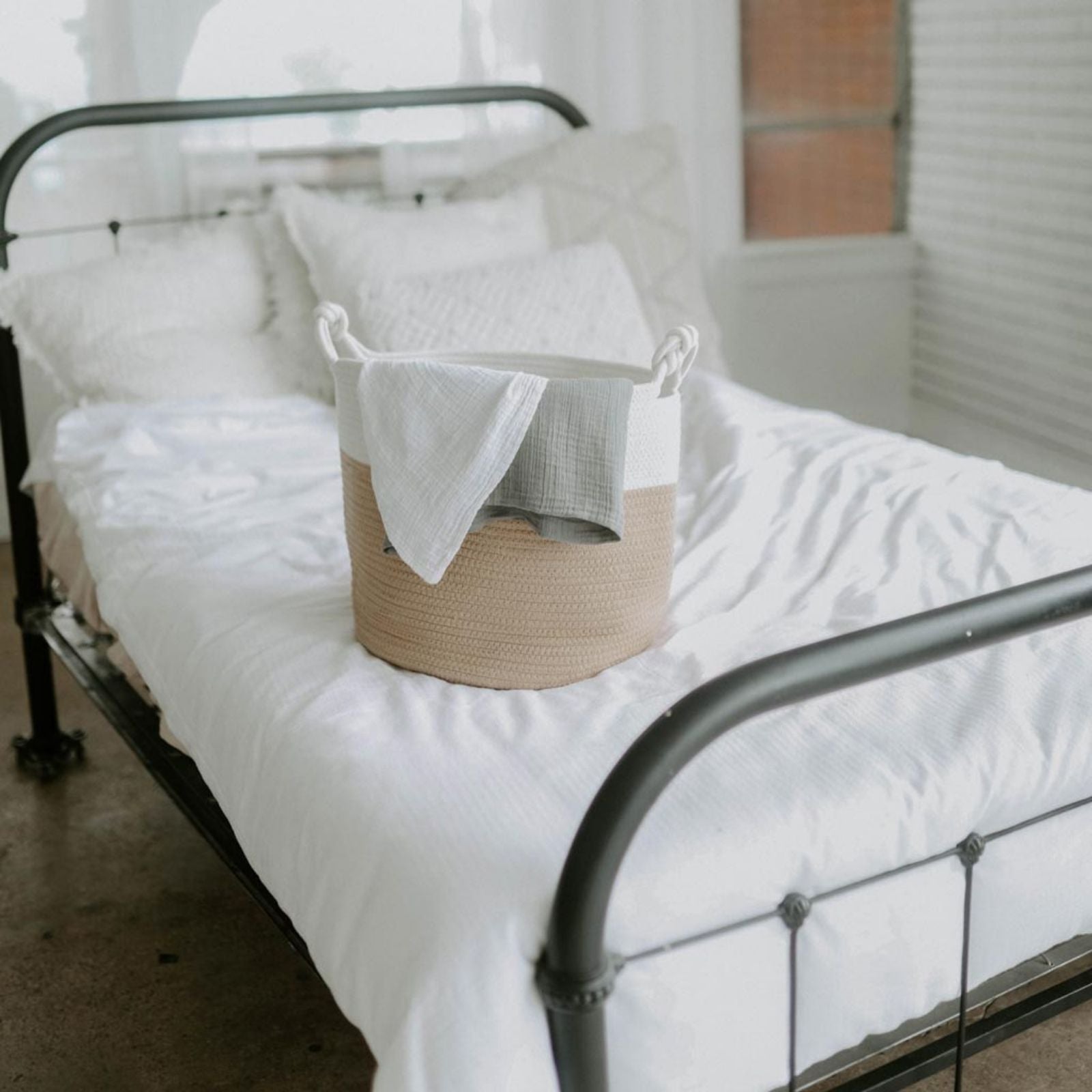 Rope Storage Basket by Parker Baby Co., product view 5