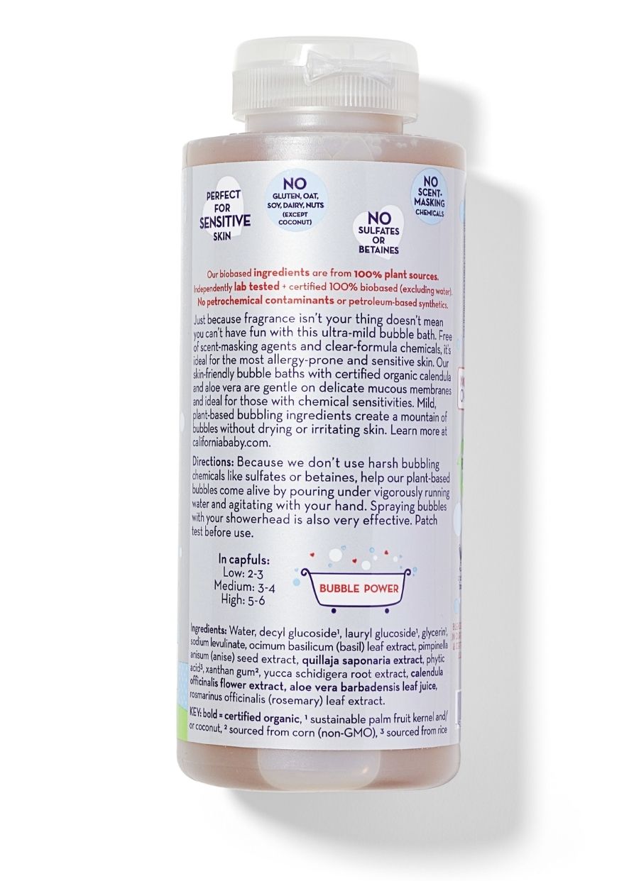 (No Fragrance) Super Sensitive™ Bubble Bath by California Baby, product view 4