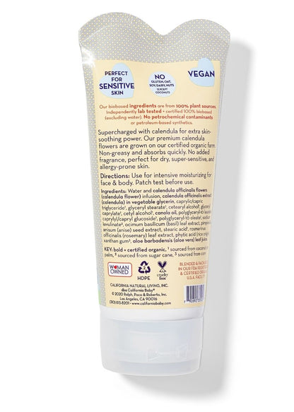 (No Fragrance) Super Sensitive™ Calendula Cream by California Baby, product view 4