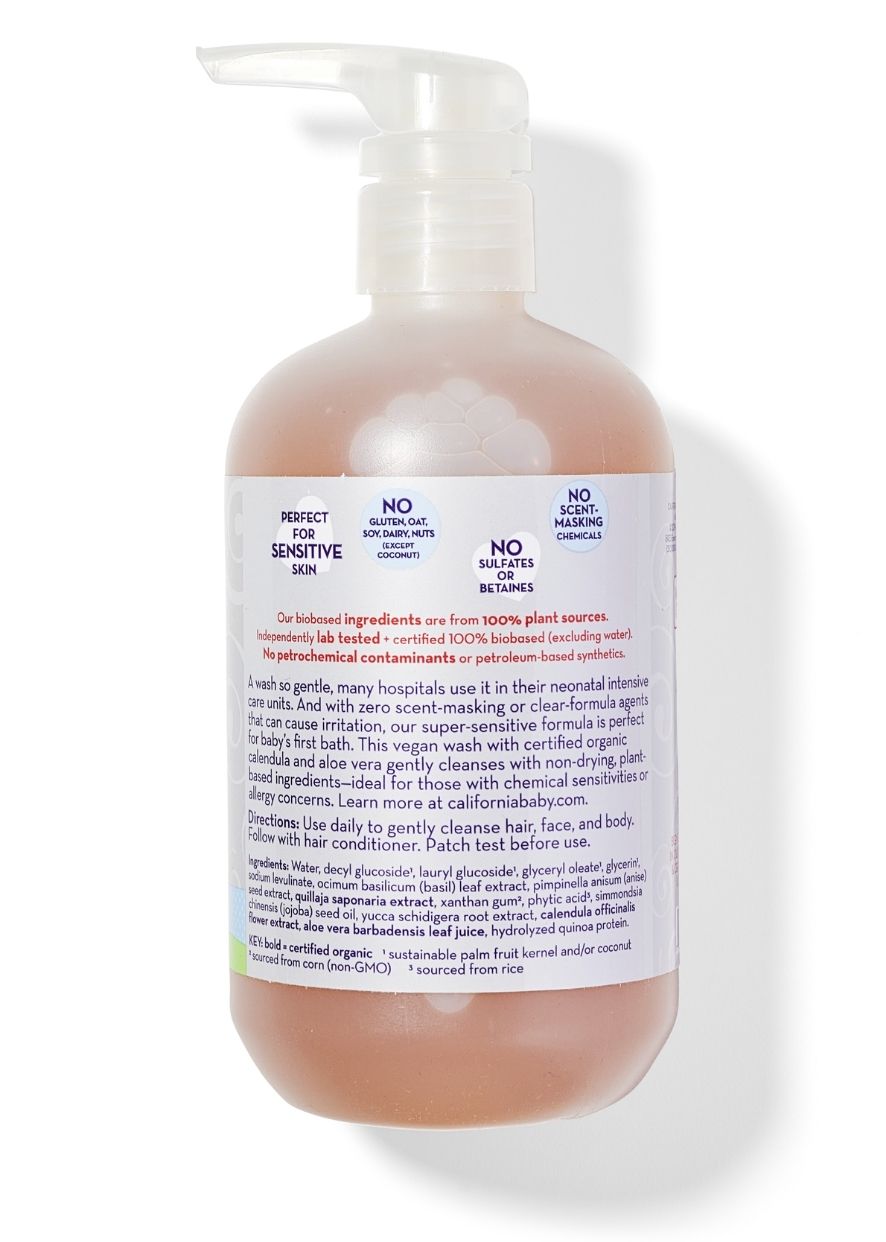 (No Fragrance) Super Sensitive™ Shampoo & Bodywash by California Baby, product view 5