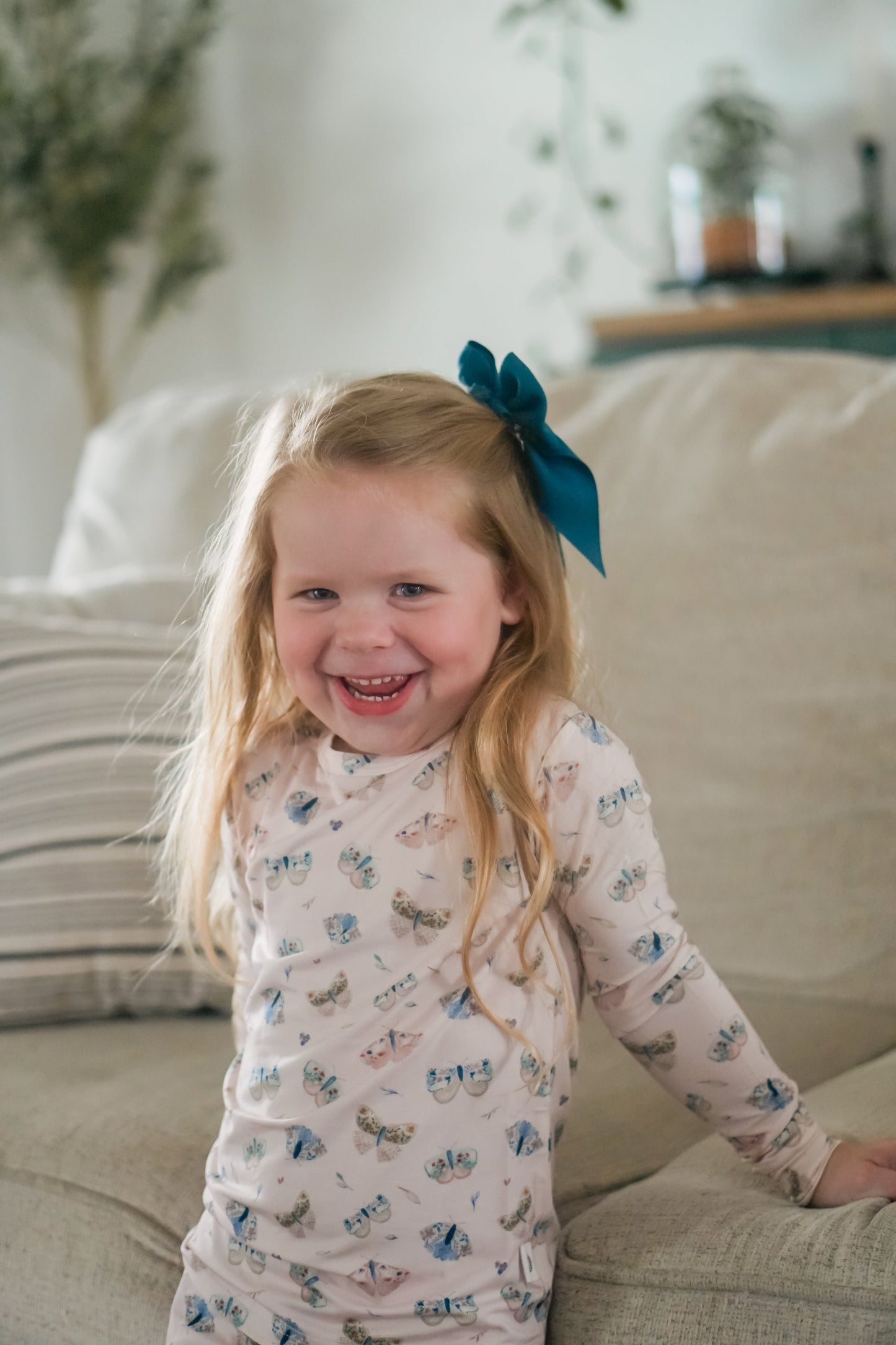 Luna Moths 2pc Bamboo Pajamas by Little Joy Co., product view 27