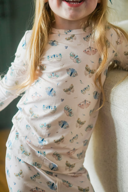 Luna Moths 2pc Bamboo Pajamas by Little Joy Co., product view 28