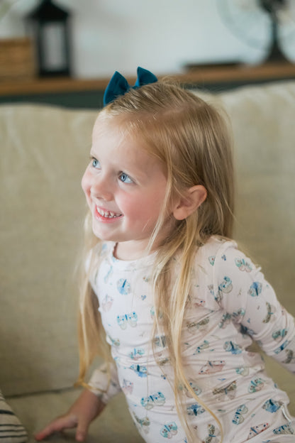 Luna Moths 2pc Bamboo Pajamas by Little Joy Co., product view 14