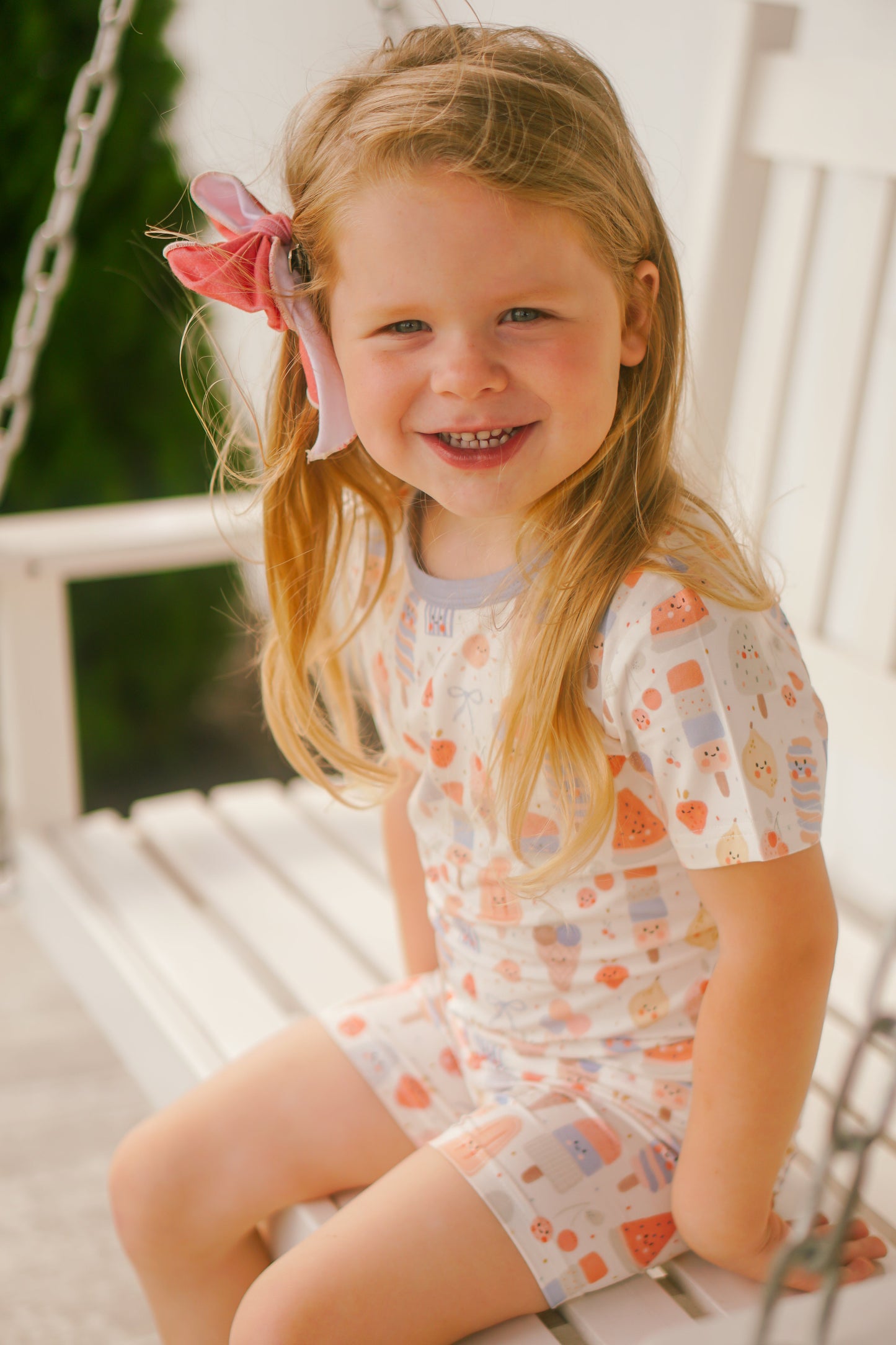 Sweet Summertime 2pc Bamboo Pajamas by Little Joy Co., product view 11