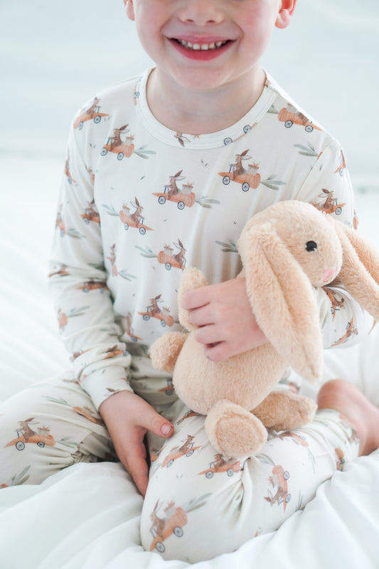 Cottontail Cruisers 2pc Modal Pajamas by Little Joy Co., product view 2