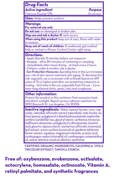 Summer Blend™ Broad Spectrum SPF 30+ Sunscreen by California Baby, product view 5