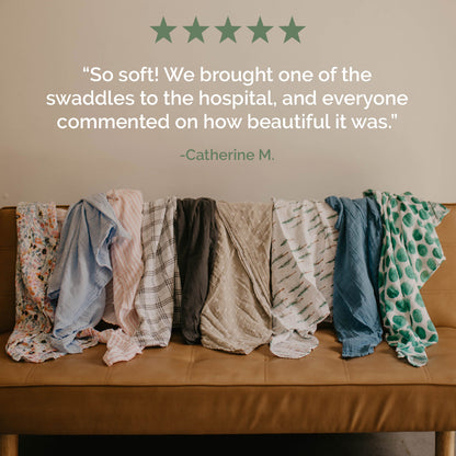 Blossom Swaddle Set by Parker Baby Co., product view 6