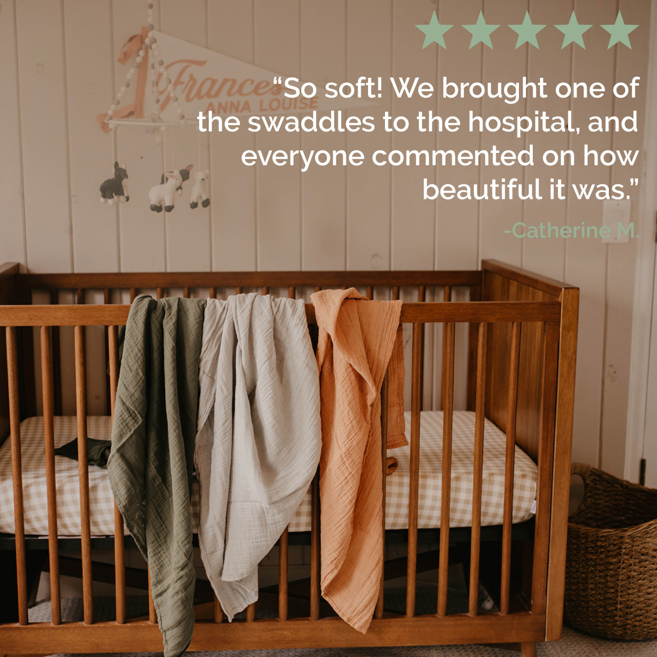 Estes Swaddle Set by Parker Baby Co., product view 7