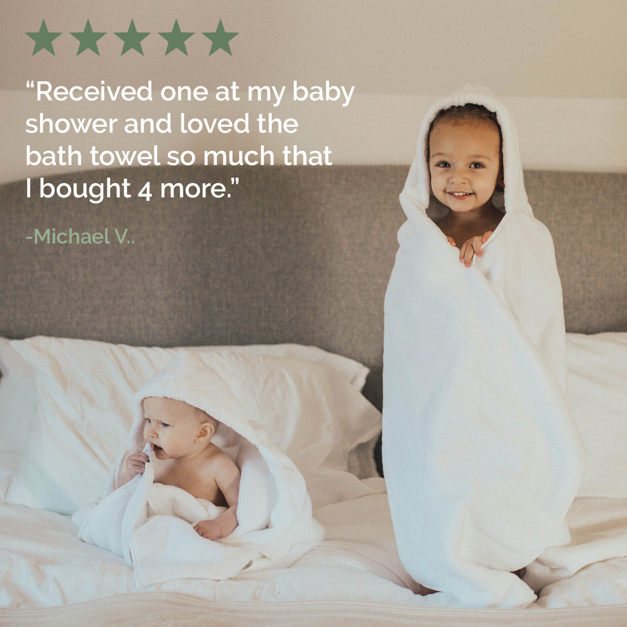 Hooded Bath Towel by Parker Baby Co., product view 5