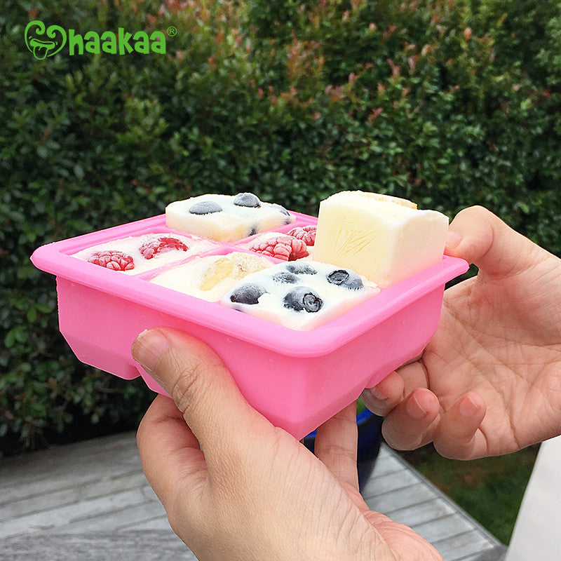 Haakaa Silicone Baby Food & Breast Milk Freezer Tray – 4, 6 or 9 Compartments