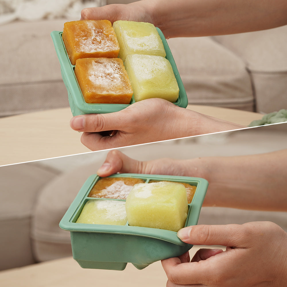 Haakaa Silicone Baby Food & Breast Milk Freezer Tray – 4, 6 or 9 Compartments