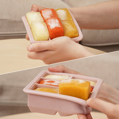 Haakaa Silicone Baby Food & Breast Milk Freezer Tray – 4, 6 or 9 Compartments