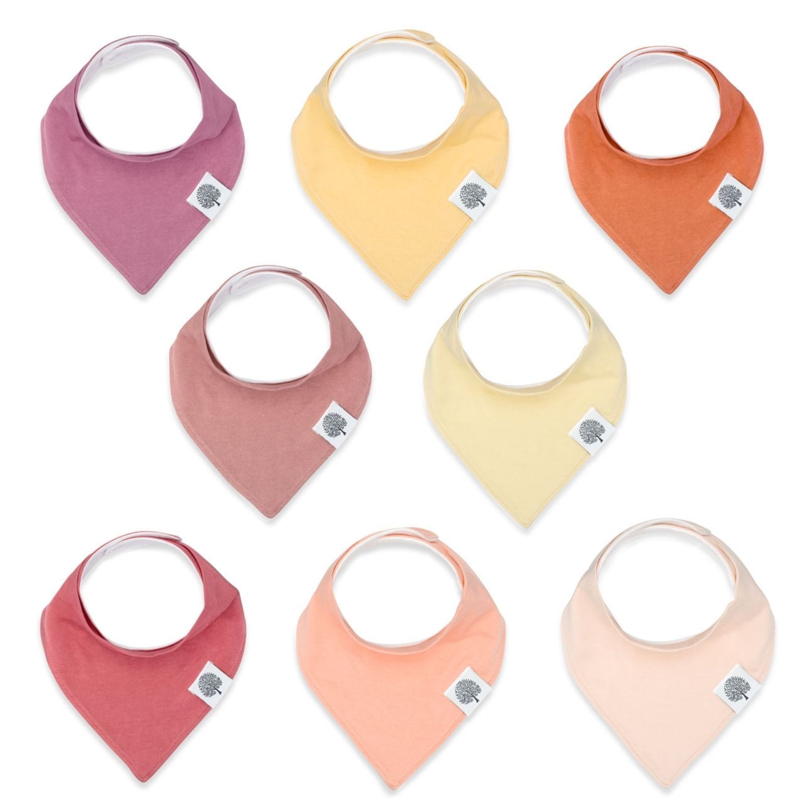 Vail Bandana Bib Set (8 pack) by Parker Baby Co.