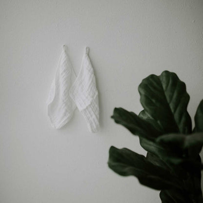 Muslin Cotton Baby Washcloths - 6 Pack by Parker Baby Co., product view 5