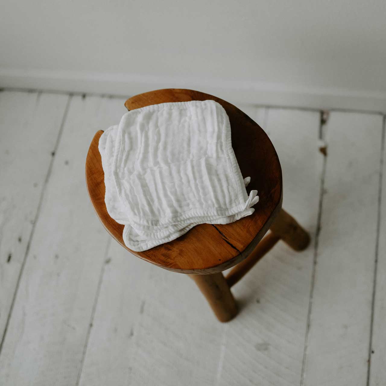 Muslin Cotton Baby Washcloths - 6 Pack by Parker Baby Co., product view 9