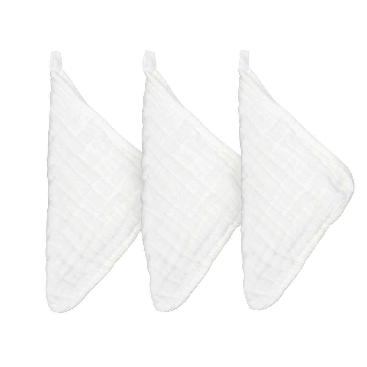 Muslin Cotton Baby Washcloths - 6 Pack by Parker Baby Co., product view 3