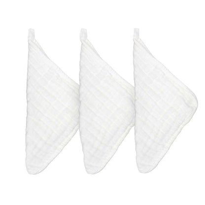 Muslin Cotton Baby Washcloths - 6 Pack by Parker Baby Co., product view 3