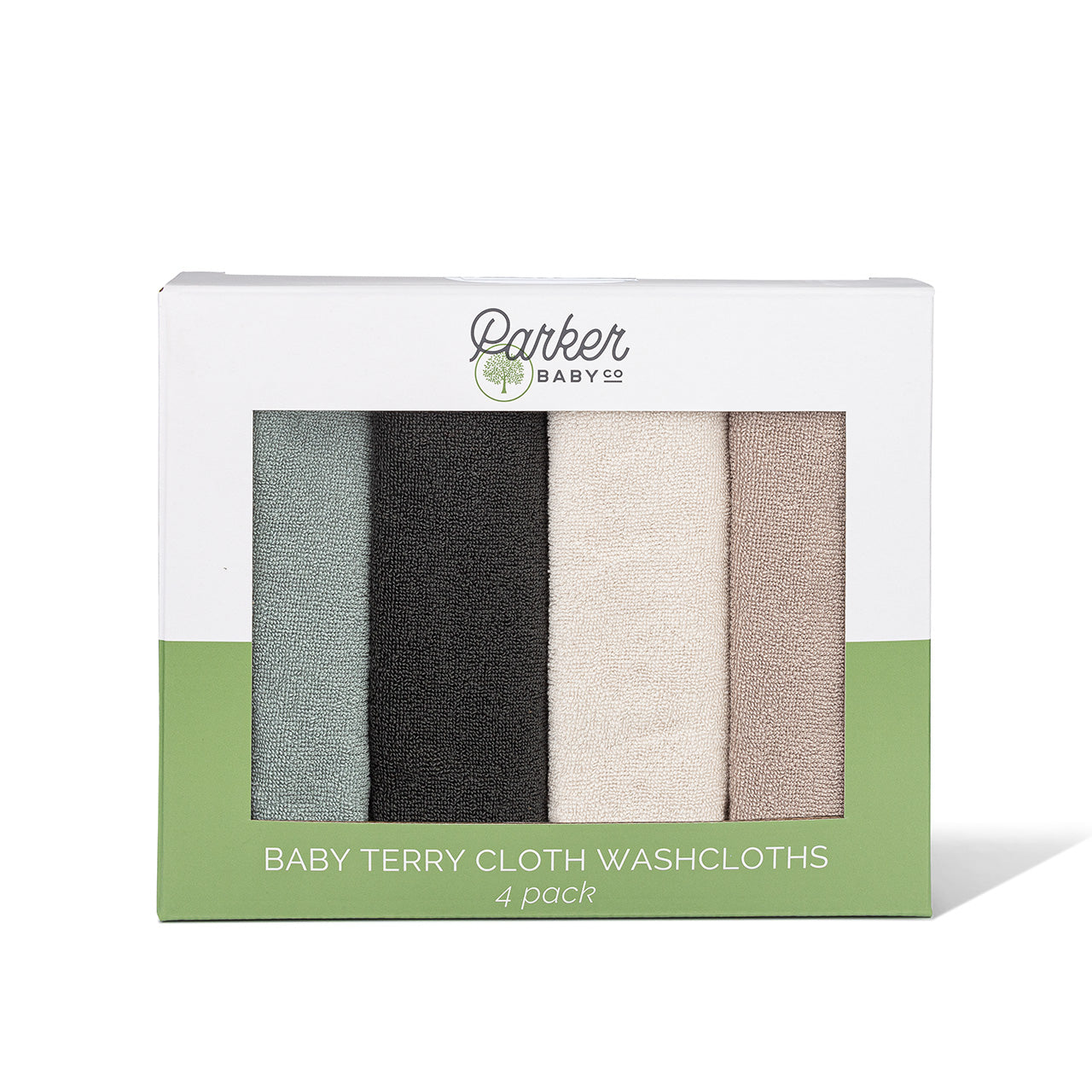Rain Set - Terry Baby Washcloths (4 Pack) by Parker Baby Co., product view 6