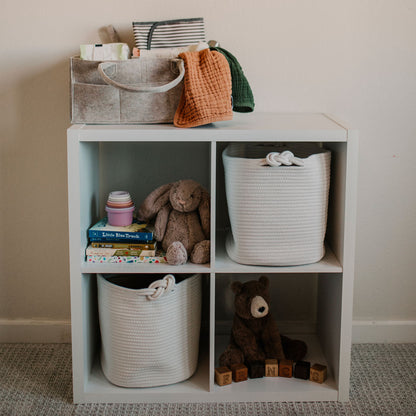 Rope Cube Storage Basket by Parker Baby Co., product view 7